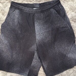 lululemon athletica Men's Charcoal and Black Athletic Shorts